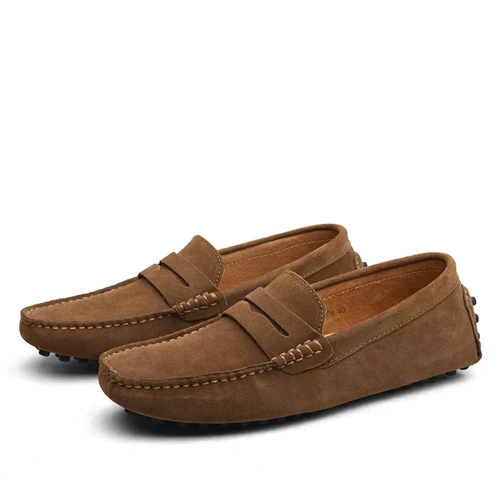 Men Penny Driving Casual Leather Slip On Moccasins Loafers