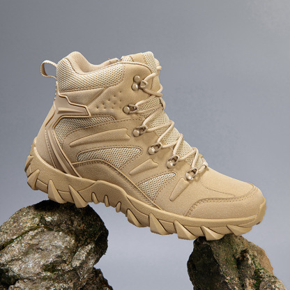 Waterproof Hiking Work Boots Men's Tactical Boots Lightweight Military Boots Breathable Boots