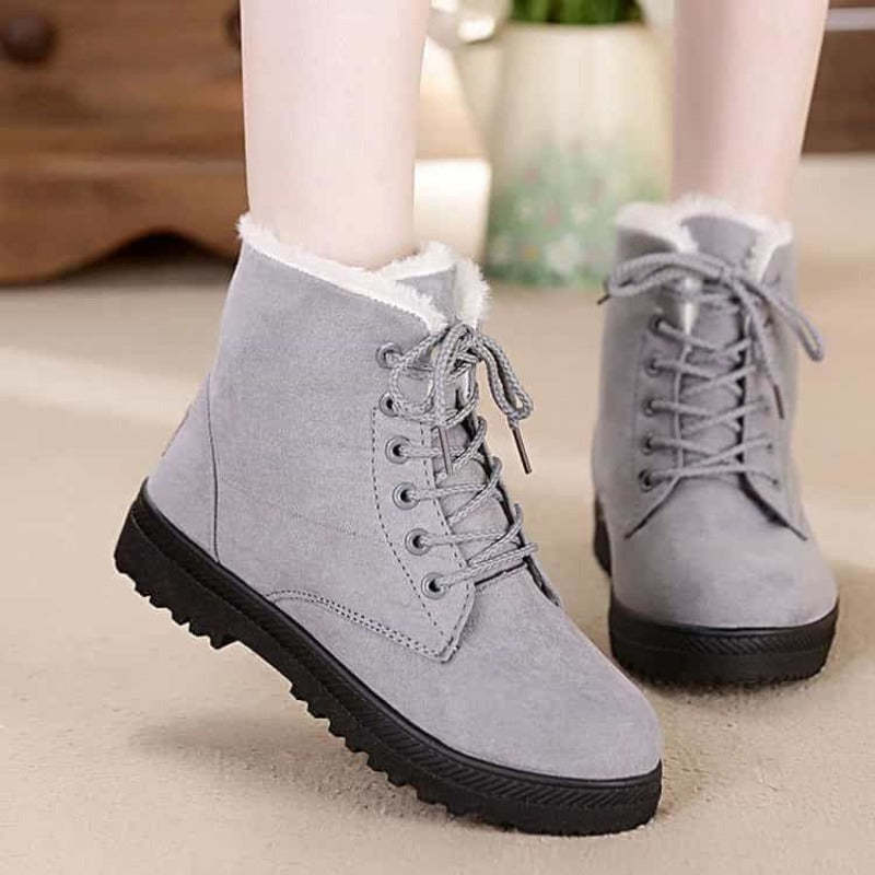 Orthopedic Boots For Women Arch Support Snowy Warm Fur Plush Insole Winter Boots