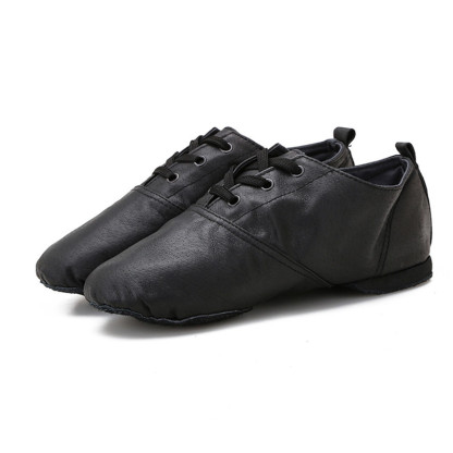 Women's Leather Flat Heel Teaching & Practice Shoes Ballroom Dance Shoes