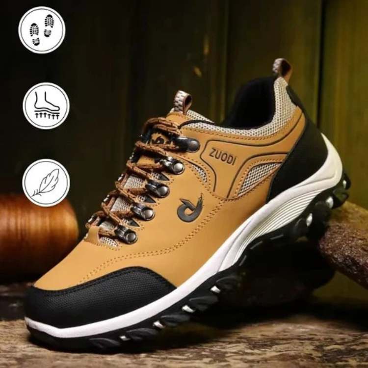 Men's Orthopedic Hiking Shoes – Pain Relief, Non-Slip Waterproof, Expert-Approved Comfort