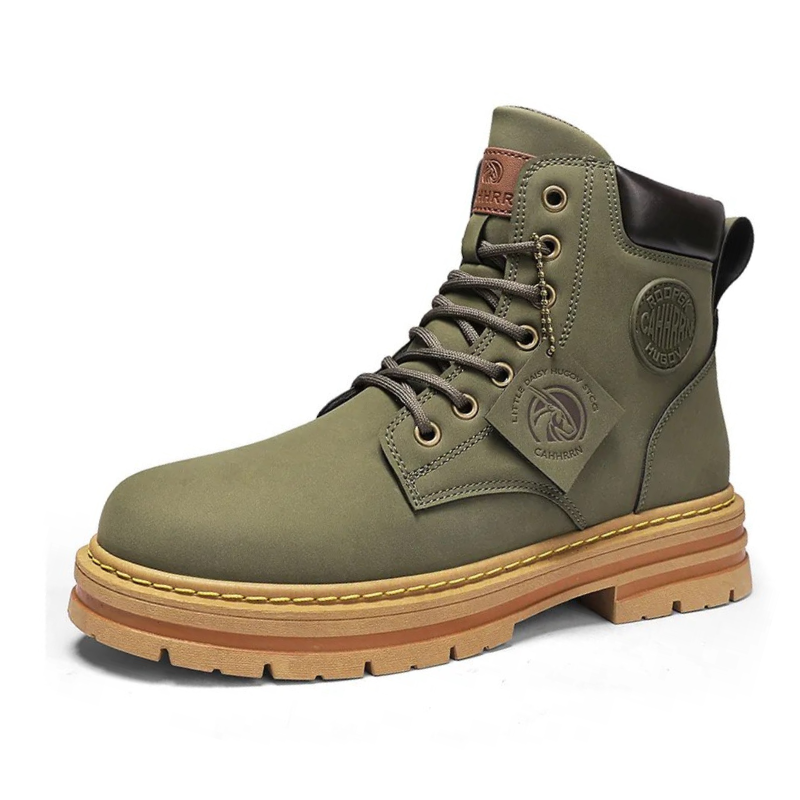 Orthopedic Shoes for Men Warm Leather Lace-Up High Top Boots