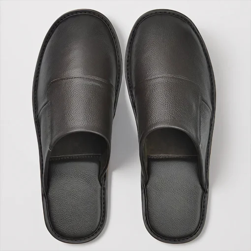 Men’s Soft Leather Slippers – Proven Plantar Fasciitis, Foot and Heel Pain Relief