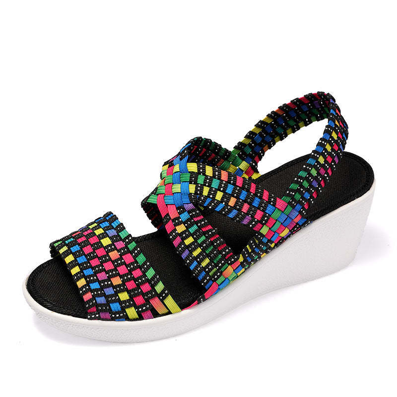 Wedge Platform Breathable Sandals