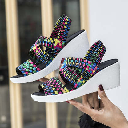 Wedge Platform Breathable Sandals