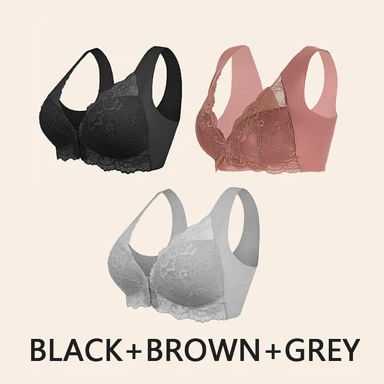 Front Closure 5D Shaping Push Up Bra – Seamless, Beauty Back, Comfy