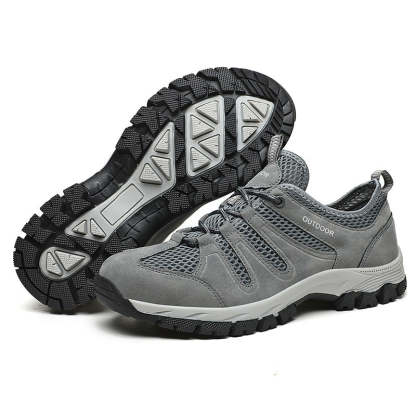 Men Arch Support & Breathable and Light & Non-Slip Shoes -Hiking Walking Shoes