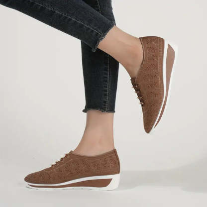Casual Low Top Wedge Orthopedic Sneakers