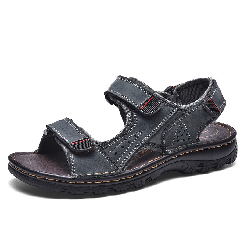 Men's Outdoor Genuine Leather Breathable Sandals