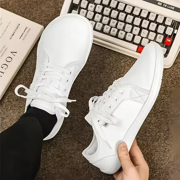Zero Drop Leather Shoes Barefoot Sneakers