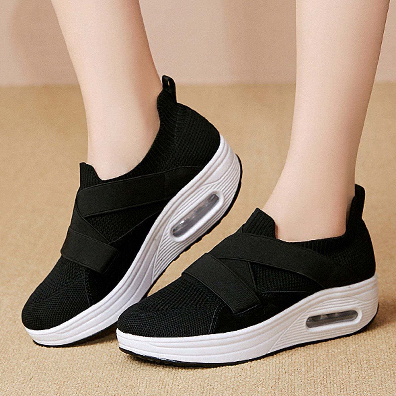 Casual Orthopedic Slip On Ladies Walking Shoes