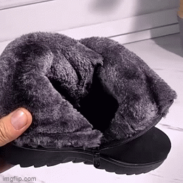 Orthopedic Women Boots Super Warm Fur Lined Comfortable Winter Boots