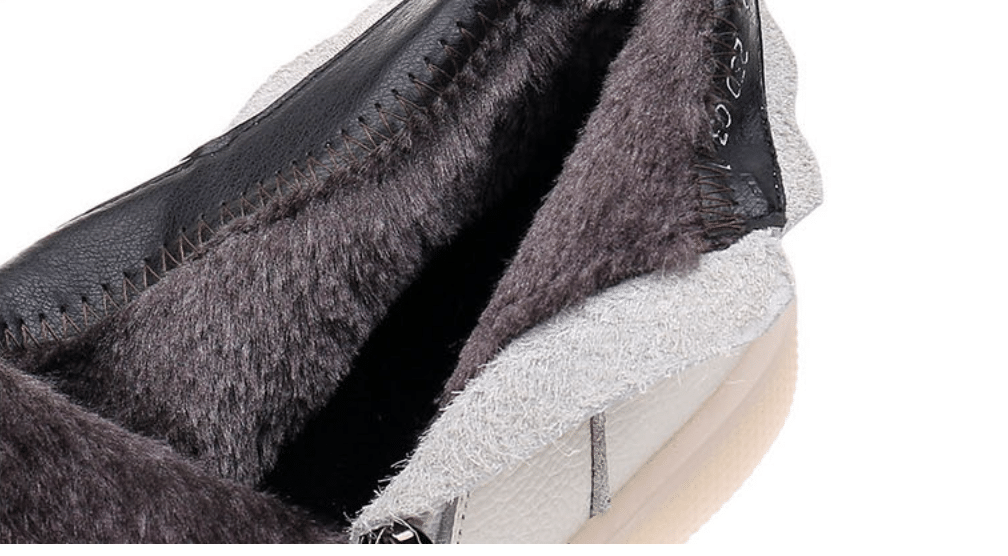 Orthopedic Boots For Women Leather Comfortable Ankle Fur Lined Warm Winter Shoes