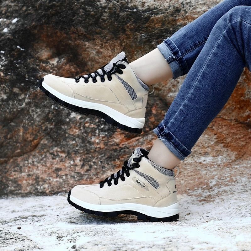 Women Orthopedic Suede Hiking Snow Boots