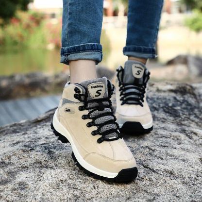 Women Orthopedic Suede Hiking Snow Boots