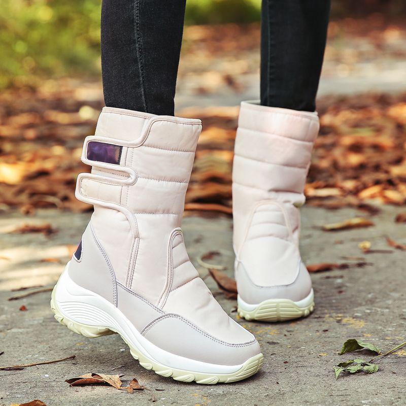 Women Fur Waterproof Orthopedic Snow Boots