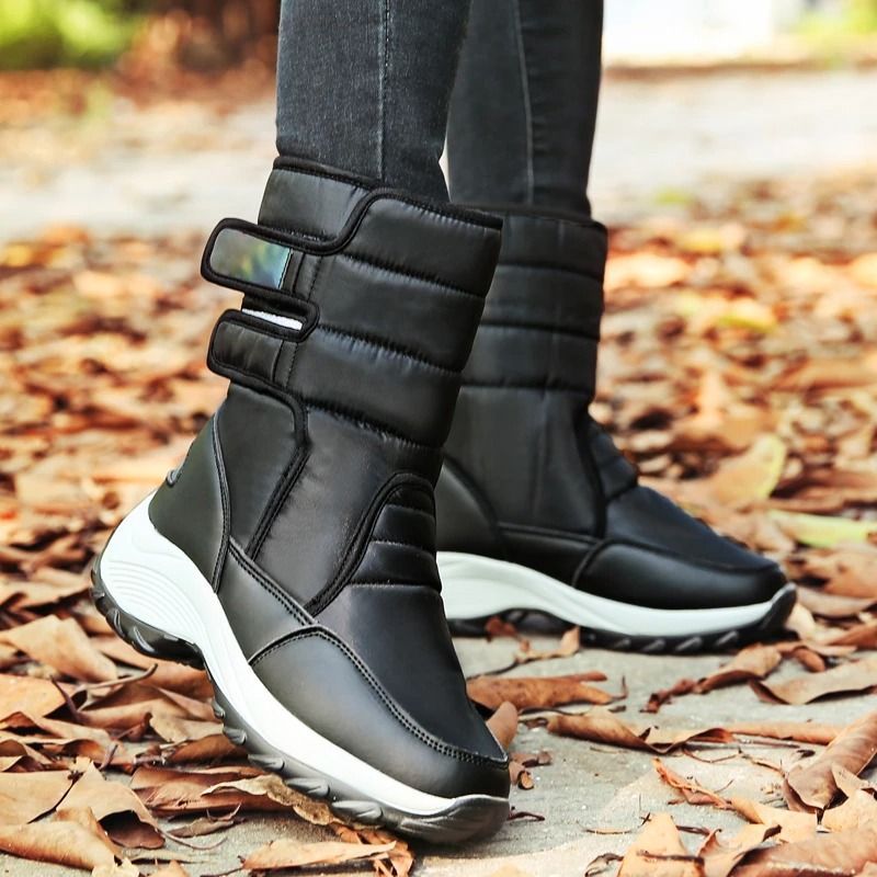 Women Fur Waterproof Orthopedic Snow Boots