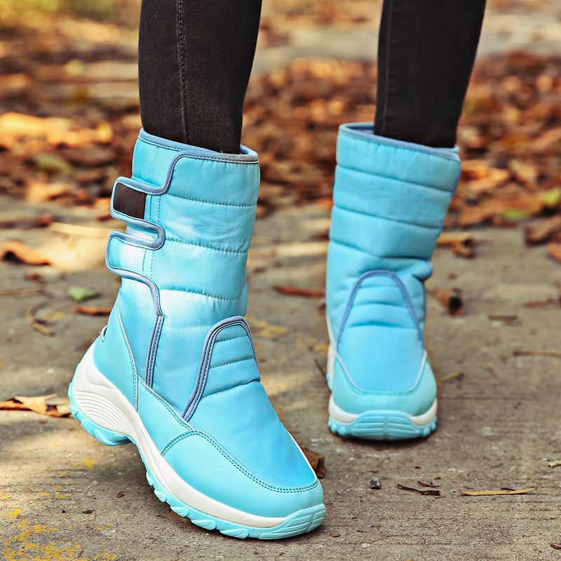 Women Fur Waterproof Orthopedic Snow Boots