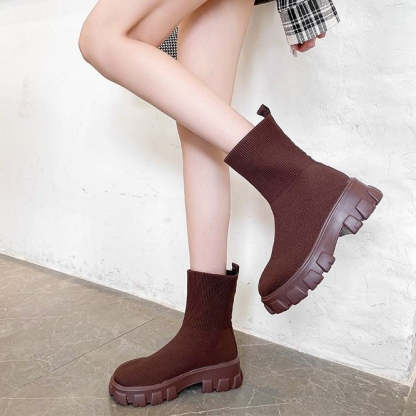 Women Orthopedic Shoes Ankle Chelsea Boots