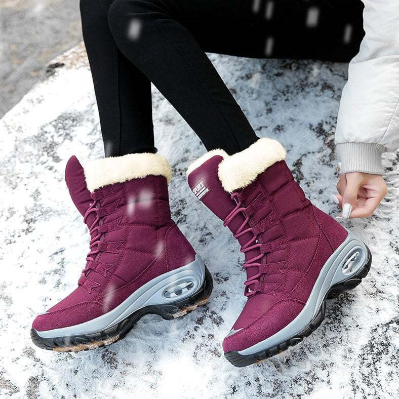 Women Mid-Calf Boots Orthopedic Warm Plush