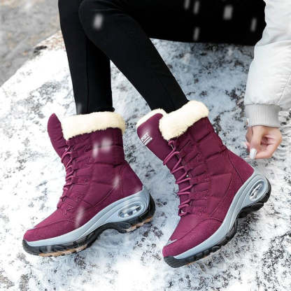 Women Mid-Calf Boots Orthopedic Warm Plush