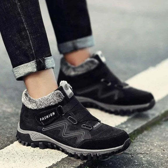 Men Snowy Ankle Orthopedic Boots