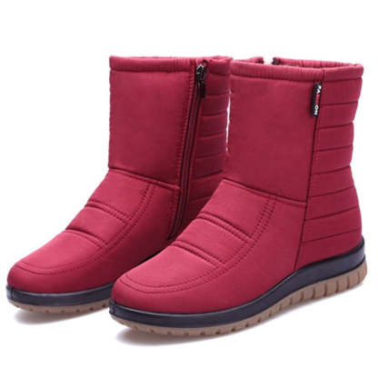 Women Orthopedic Boots Waterproof Fur Ankle Shoes