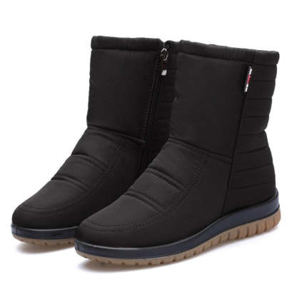 Women Orthopedic Boots Waterproof Fur Ankle Shoes
