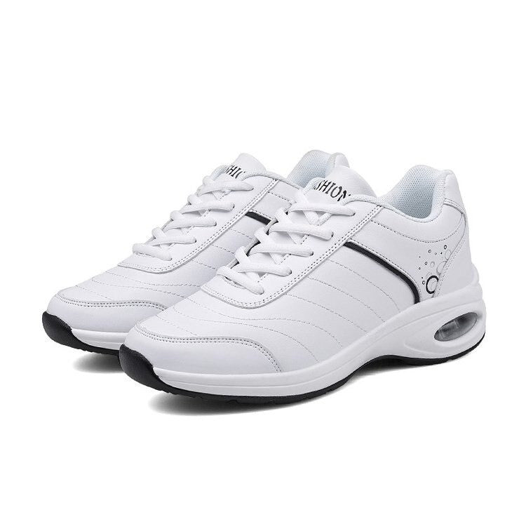Women Orthopedic Shoes Leather Waterproof Sneakers