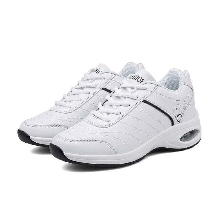 Women Orthopedic Shoes Leather Waterproof Sneakers