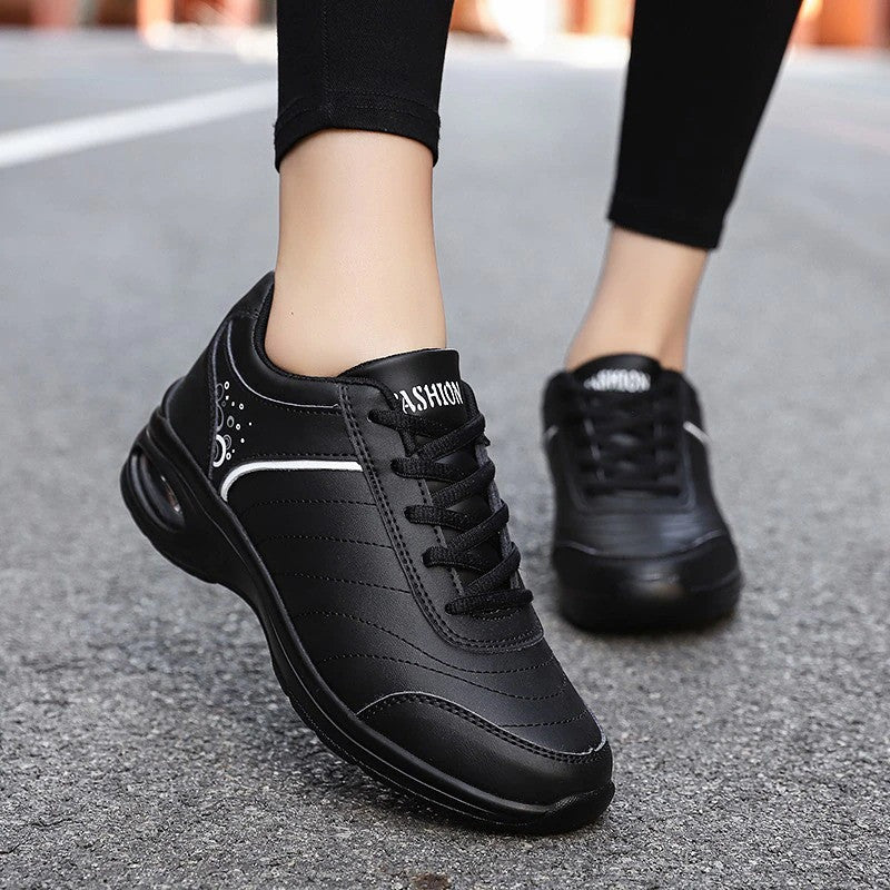 Women Orthopedic Shoes Leather Waterproof Sneakers