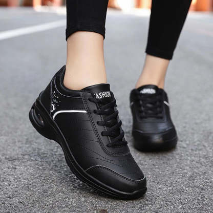 Women Orthopedic Shoes Leather Waterproof Sneakers