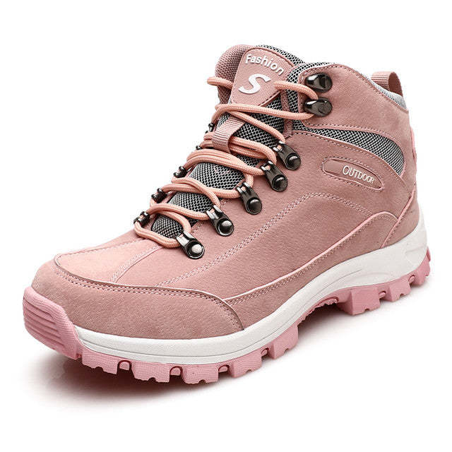 Women Orthopedic Suede Hiking Snow Boots