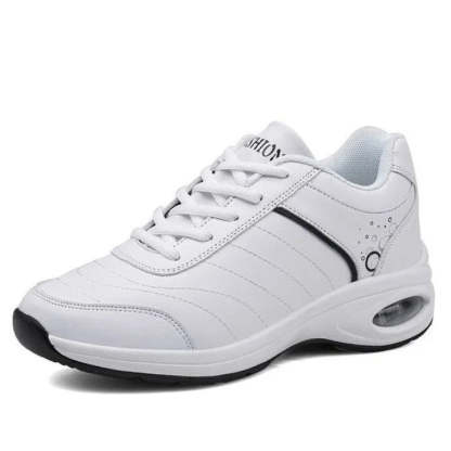 Women Orthopedic Shoes Leather Waterproof Sneakers