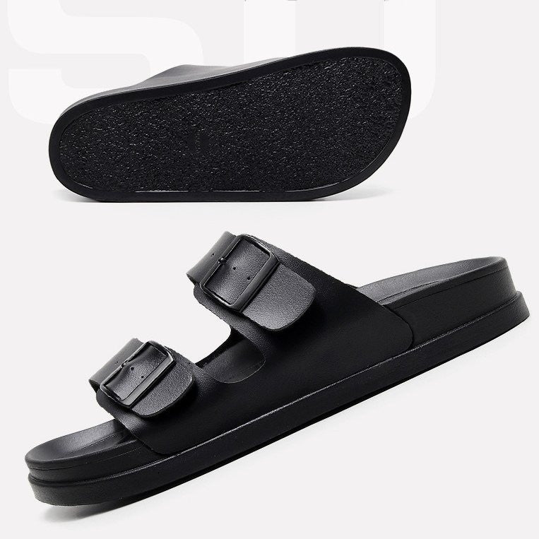 Men Waterproof Orthopedic Sandals Buckle Arch Support Beach Slides