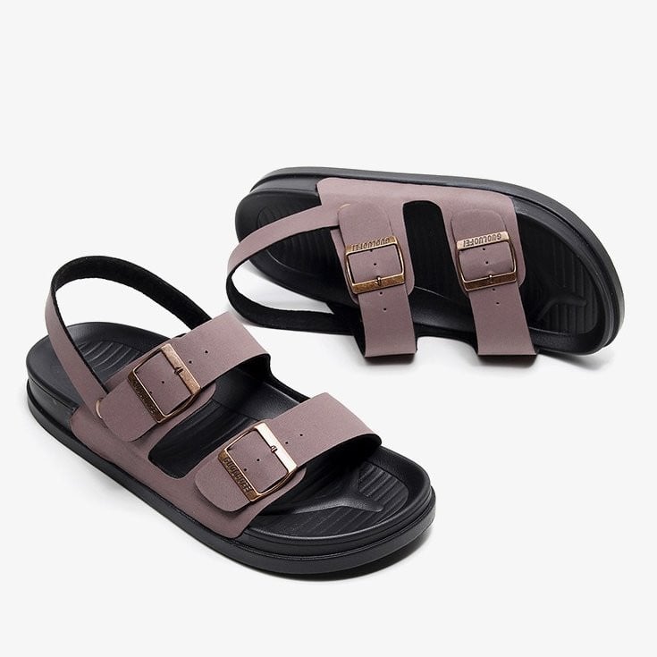 Men Waterproof Orthopedic Sandals Buckle Arch Support Beach Slides