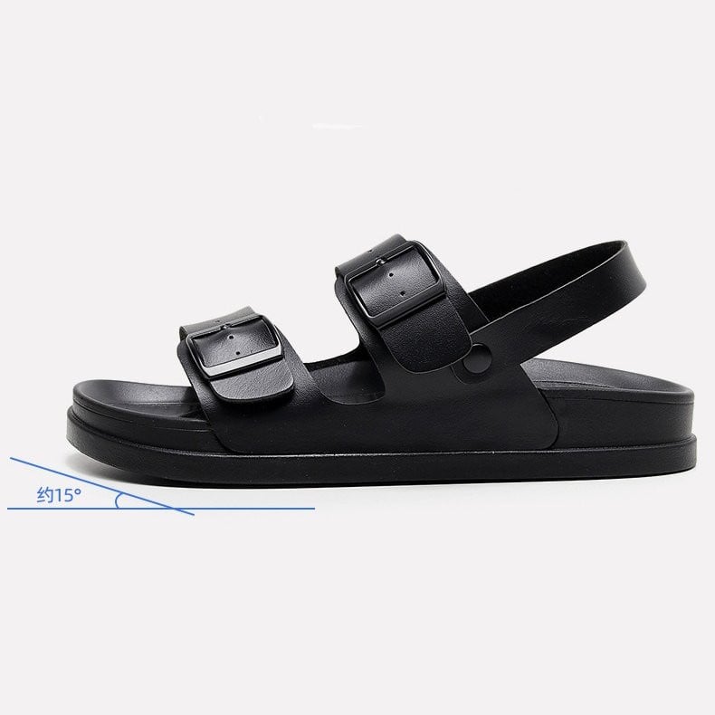 Men Waterproof Orthopedic Sandals Buckle Arch Support Beach Slides