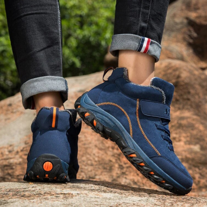 Women Orthopedic Boots  Comfortable Suede Leather Warm Hiking Boots