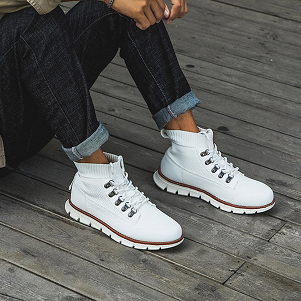 Men's Walking Punk Ankle Boots