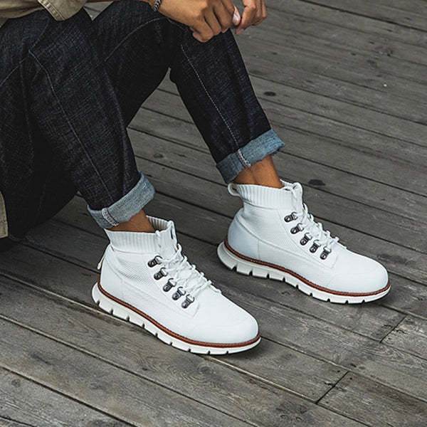 Men's Walking Punk Ankle Boots