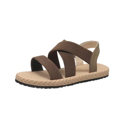 Women's Orthopedic Stretch Sandals Cork Espadrille Roman Sandals