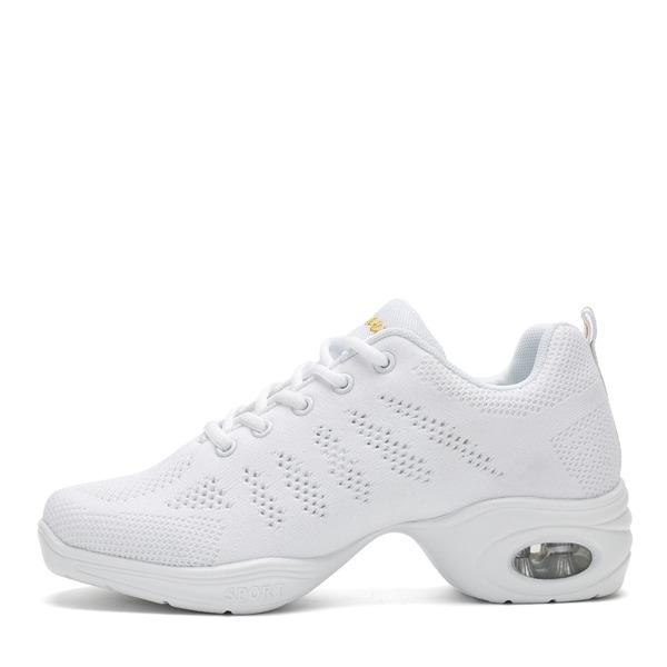 Women's Jazz Shoes Lace-up Dance Sneakers