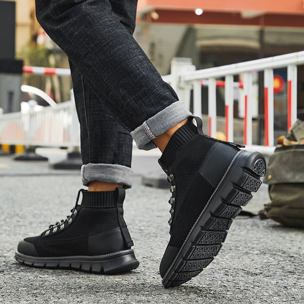 Men's Walking Punk Ankle Boots