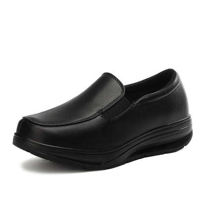 Leather Orthopedic Slip-ons For Women Comfortable Nurse Shoes