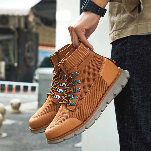 Men's Walking Punk Ankle Boots