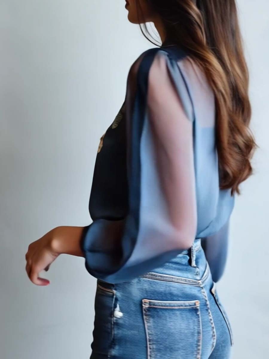 Boho Chic Floral Blouse