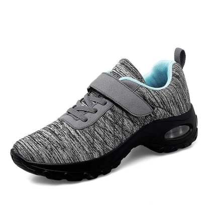 Women Orthopedic Shoes Pain Relief Air Cushion Wide Toebox High Quality Material  Elastic Non-Slip Velcro Sneakers