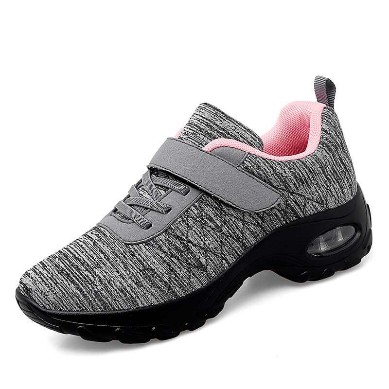 Women Orthopedic Shoes Pain Relief Air Cushion Wide Toebox High Quality Material  Elastic Non-Slip Velcro Sneakers