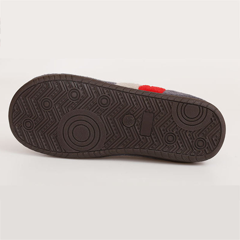 Men Short Plush Winter Slippers Comfy Casual Home Footwear