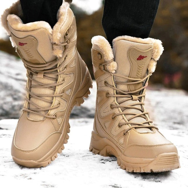 Women Snow Boots Fur Lined Orthopedic Shoes